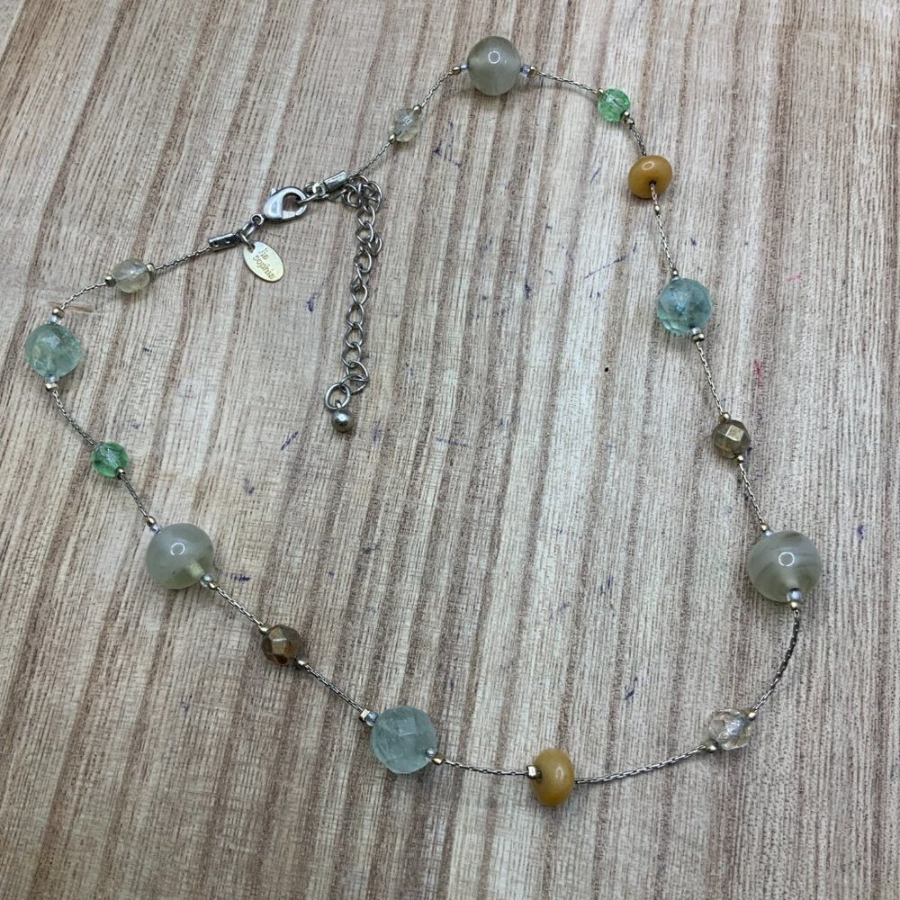 Lia Sophia Vintage Floating Beaded Necklace